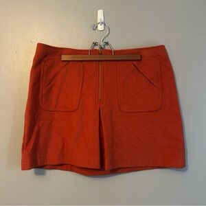 GAP Women's Mini Skirt in Orange